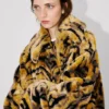 Abrigo oversize «Kenzo Tiger» de piel sintética Abrigo oversize «Kenzo Tiger» de piel sintética