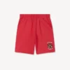 Bermudas bordadas de felpa francesa