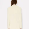 Blazer con cuello chal de lana virgen