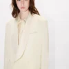Blazer con cuello chal de lana virgen