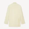 Blazer con cuello chal de lana virgen