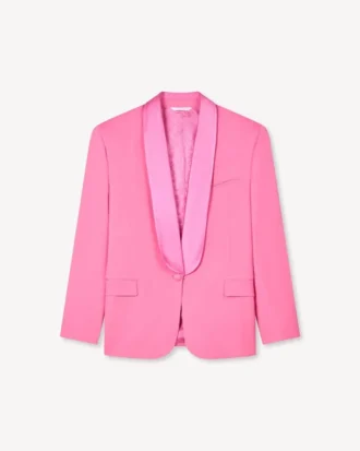Blazer de noche de lana virgen