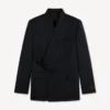 Blazer tipo kimono de lana virgen