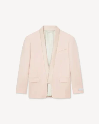 Blazer tipo kimono de lana virgen