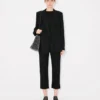 Blazer tipo kimono de lana virgen