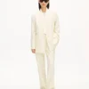 Blazer tipo kimono de lana virgen