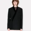 Blazer tipo kimono de lana virgen