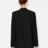Blazer tipo kimono de lana virgen