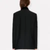 Blazer tipo kimono de lana virgen