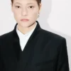 Blazer tipo kimono de lana virgen