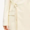 Blazer tipo kimono de lana virgen