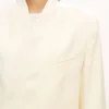 Blazer tipo kimono de lana virgen