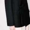 Blazer tipo kimono de lana virgen