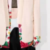 Blazer tipo kimono de lana virgen