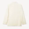 Blazer tipo kimono de lana virgen