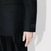 Blazer tipo kimono de lana virgen