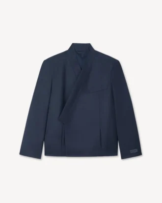 Blazer tipo kimono «Kenzo Weave» en jacquard de lana
