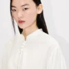 Blusa de seda mixta Blusa de seda mixta