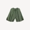 Blusa oversize plisada de popelín de algodón Blusa oversize plisada de popelín de algodón