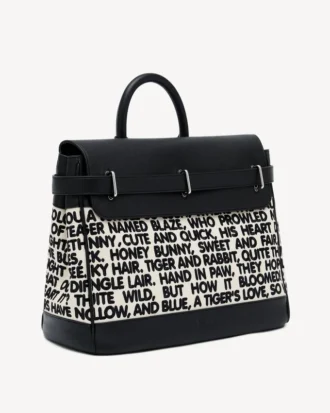 Bolso «Kenzo Holdall» de lona y piel Bolso «Kenzo Holdall» de lona y piel