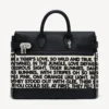 Bolso «Kenzo Holdall» de lona y piel