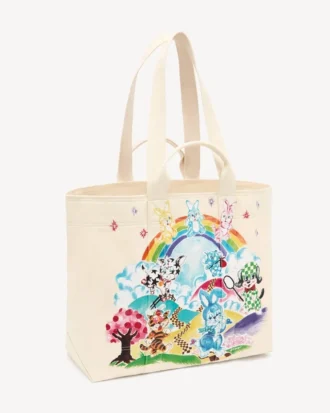 Bolso tote grande «Kenzo Cartoon» de lona
