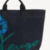 Bolso tote grande «Kenzo Tulip» en sarga tipo denim Bolso tote grande «Kenzo Tulip» en sarga tipo denim