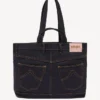 Bolso tote «Kenzo Five Pockets» en sarga tipo denim