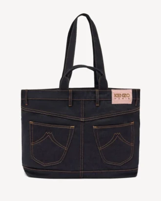 Bolso tote «Kenzo Five Pockets» en sarga tipo denim