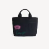 Bolso tote pequeño «Kenzo Tulip» en sarga tipo denim Bolso tote pequeño «Kenzo Tulip» en sarga tipo denim