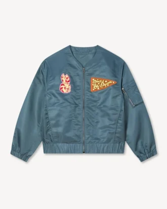 Bomber ligero sin cuello «Kenzo Badges»