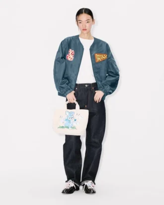 Bomber ligero sin cuello «Kenzo Badges»