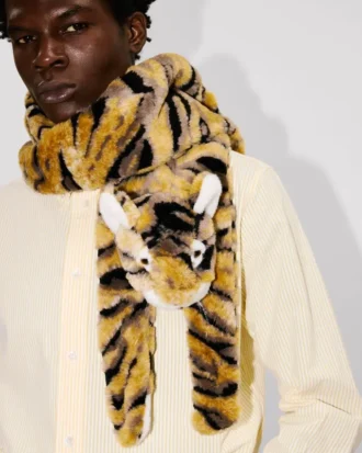 Bufanda «Kenzo Tiger» de piel sintética