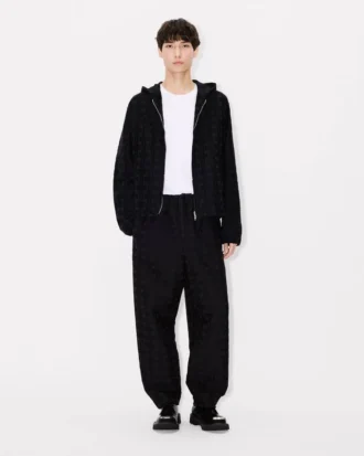 Camisa con capucha «Weave» de Kenzo en jacquard de algodón
