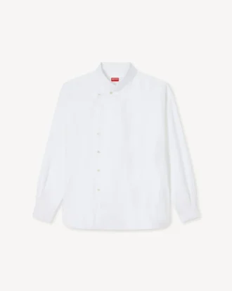 Camisa cruzada de algodón