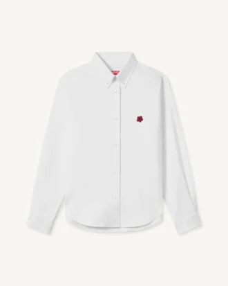 Camisa entallada con bordado «Boke Flower»