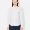 Camisa entallada con bordado «Boke Flower» Camisa entallada con bordado «Boke Flower»