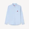 Camisa informal bordada «Boke Flower» en algodón Oxford Camisa informal bordada «Boke Flower» en algodón Oxford