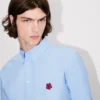 Camisa informal bordada «Boke Flower» en algodón Oxford Camisa informal bordada «Boke Flower» en algodón Oxford
