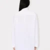 Camisa oversize con lazo en algodón