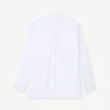Camisa oversize con lazo en algodón