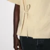 Camisa tipo kimono de algodón ripstop