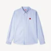 Camisas con bordado «Boke Flower» en algodón Oxford Camisas con bordado «Boke Flower» en algodón Oxford
