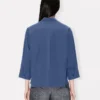 Camisas de manga 3/4 en popelín de algodón