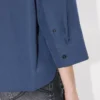 Camisas de manga 3/4 en popelín de algodón