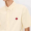 Camisas de manga corta «Boke Flower» en algodón seersucker Camisas de manga corta «Boke Flower» en algodón seersucker