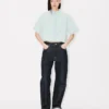 Camisas de manga corta con bordado «Kenzo Cartoon» en cambray Stone Bleach Camisas de manga corta con bordado «Kenzo Cartoon» en cambray Stone Bleach