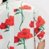 Camisas de manga corta «Kenzo Archive Rose» en popelín de algodón Camisas de manga corta «Kenzo Archive Rose» en popelín de algodón