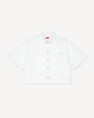 Camisas de manga corta «Kenzo Signature» en popelín de algodón