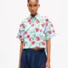 Camisas de manga corta «Kenzo Tulip» en popelín de algodón Camisas de manga corta «Kenzo Tulip» en popelín de algodón